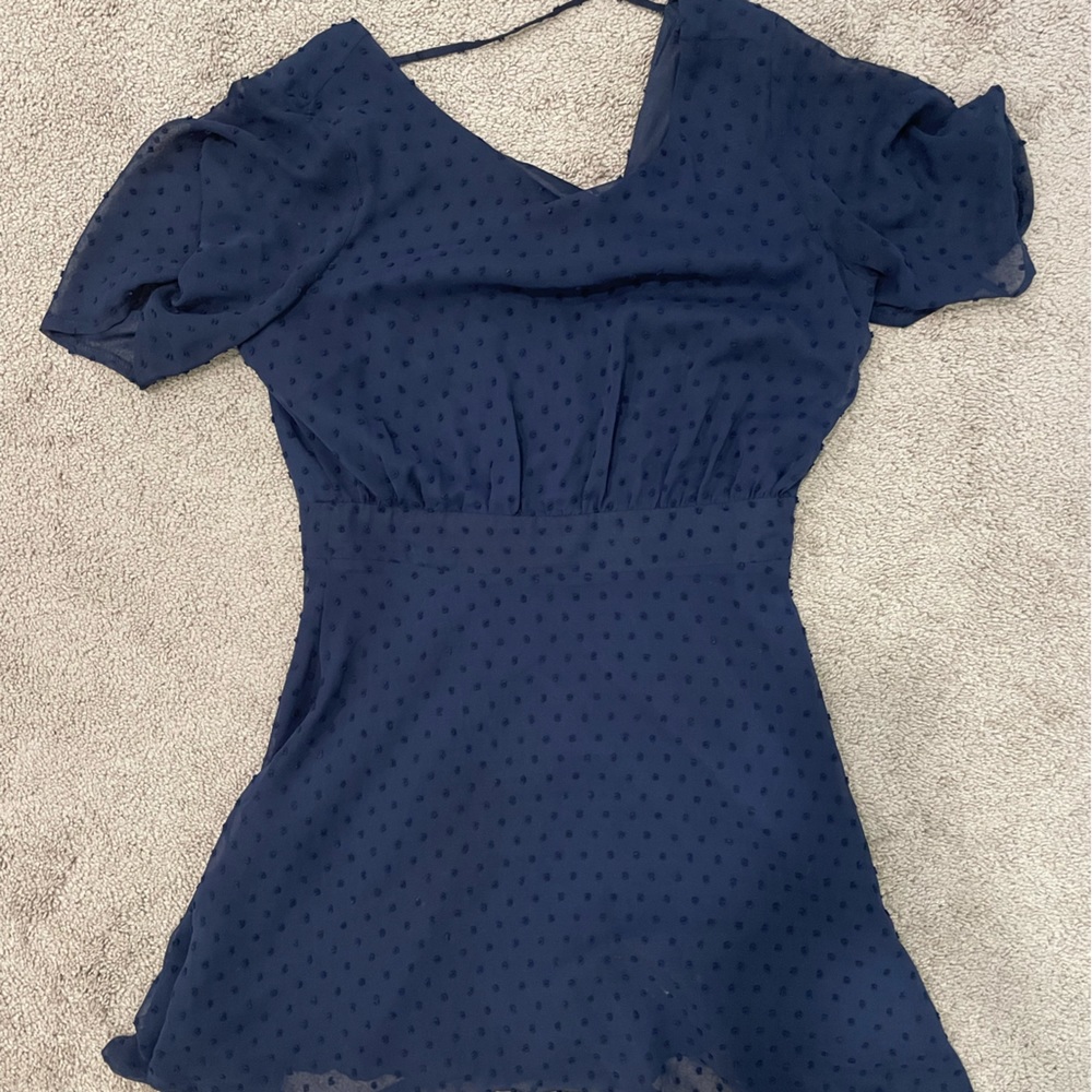 Navy Forever 21 dress, size medium.